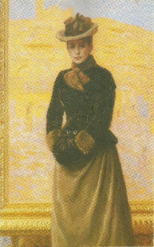 Laurits Tuxen kunstnerens forste hustru ursule de baisieux china oil painting image
